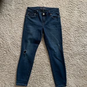 Kut from The Kloth Dark Wash Distressed Jeans